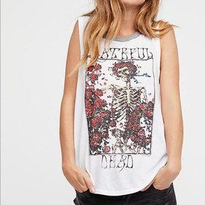 Free People X Chaser Grateful Dead tank